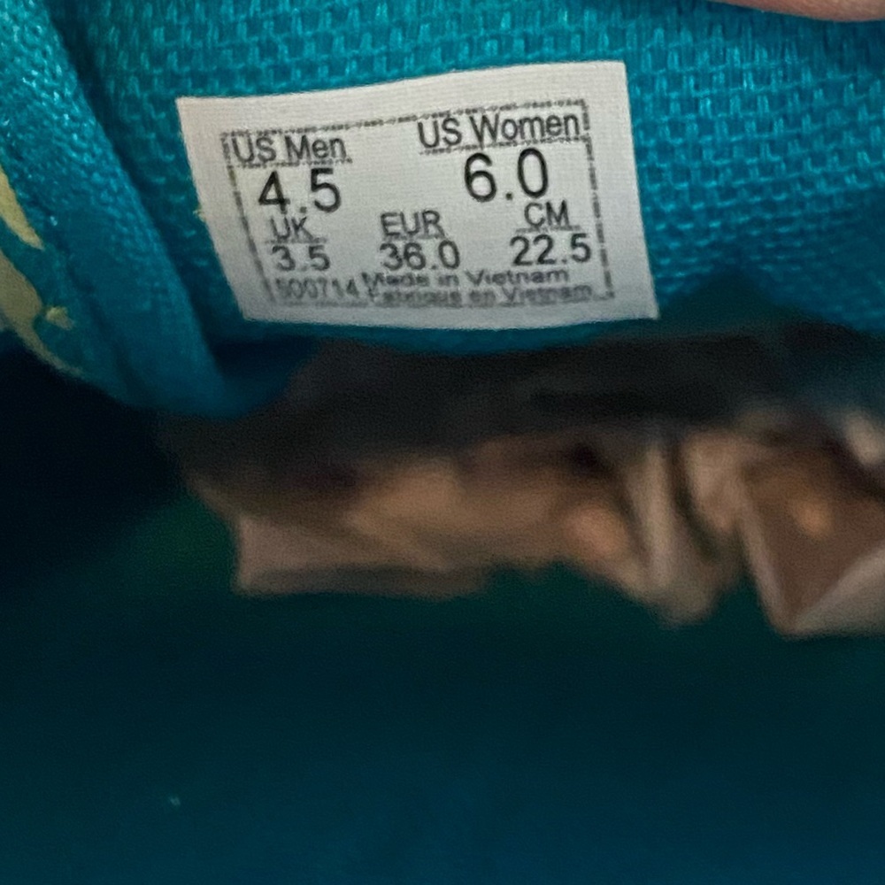 Vans Era Stacked Platform Teal Yellow Purple Low Sneakers Size 6 - Picture 12 of 12